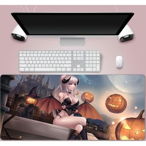 Cool sexy girl keyboard mouse pad cartoon game computer computer accessories mouse pad rubber pad mouse computer mouse pad small