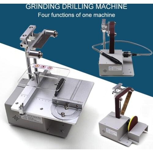 Multifunctional Small Table Saw miniature electric saw DIY desktop precision saw small cutting machine grinding drilling machine