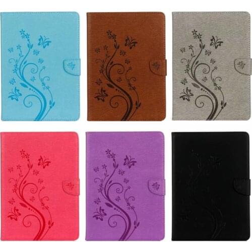 Fashion Tree Pattern PU Tablet Case for Apple IPad 9.7 2017 2018 Generation Flip Stand Cover A1822 A1954 9.7 Inch Funda+Pen