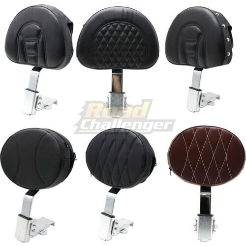 Motorcycle Adjustable Plug-In Driver Rider Backrest Kit For For Victory 2010-2017 Cross Country & 2012-2013 Hard-Ball