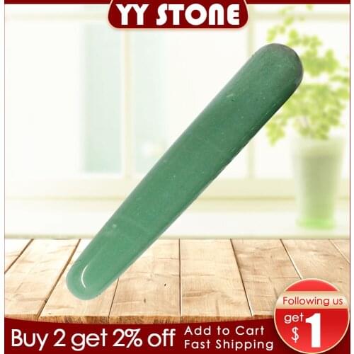 Tontin Natural Aventurine Aventur Jade Guasha Board Gree Stone Scraping GuaSha Tools V line Face Beauty Kit Healthcare