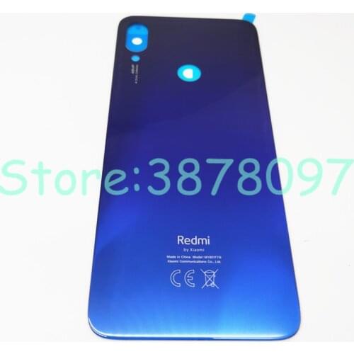 Original For Xiaomi Redmi Note 7 Case Back 3D Glass Rear Door Housing Replacement for Redmi Note 7 Note7 Pro Battery Cover