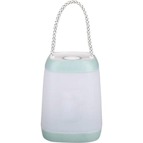 Hot LED Night Light USB Rechargeable Camping Light Bedside Lamp Handle Rope for Bedroom Outdoor Camping Living Room Parties