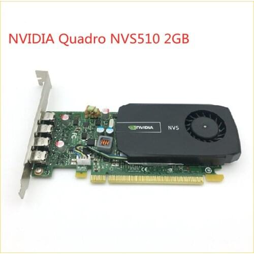 Quadro NVS510 2GB Original Graphics Card Professional Graphics For NVIDIA Multi-screen Design 3D Modeling Rendering Graphics