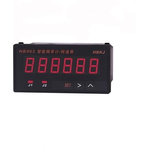 HB962 Dual Setting Six-digit Display Frequency Counter / Tachometer / Line Speed Meter