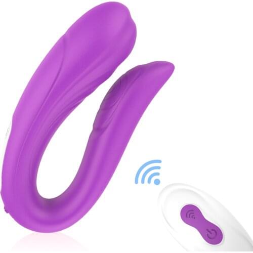 Silicone G Spot Clitoral Dildo Vibrator for Women & Couples Waterproof G-spot Stimulator Adult Sex Toy with Remote Controller