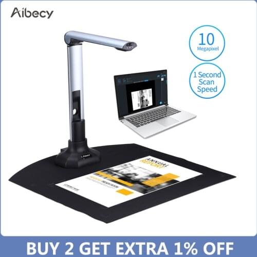 Aibecy A3 Scanner BK52 Book Scanner Photo Scanner Document Scanner Capture 10Mega-pixels USB 2.0 High Speed Documentation Camera