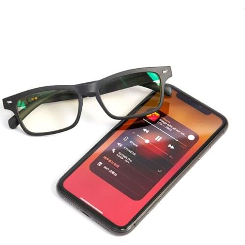 Smart Glasses Wireless Bluetooth 5.0 Hands-Free Calling Music Audio Sport Headset Eyewear Intelligent Eyeglasses Reduce Noise