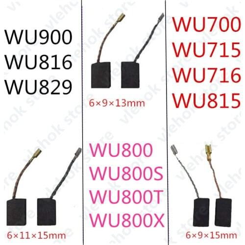 Carbon Brushes Replace for WORX WU700 WU715 WU716 WU800 WU800S WU800T WU800X WU815 WU816 WU829 WU900 Angle Grinder Power Tool
