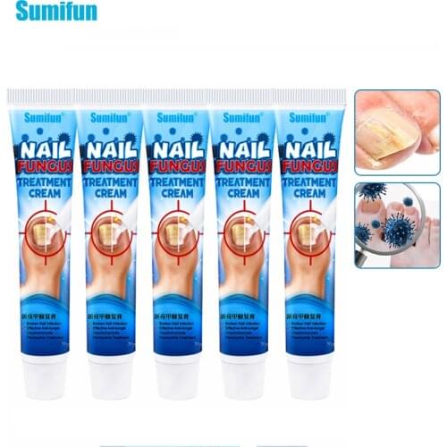 Sumifun 1/5pcs Nail Repair Cream Herbal Anti Fungal Infection Onychomycosis Paronychia Ointment Effective Toe Fungus Treatment