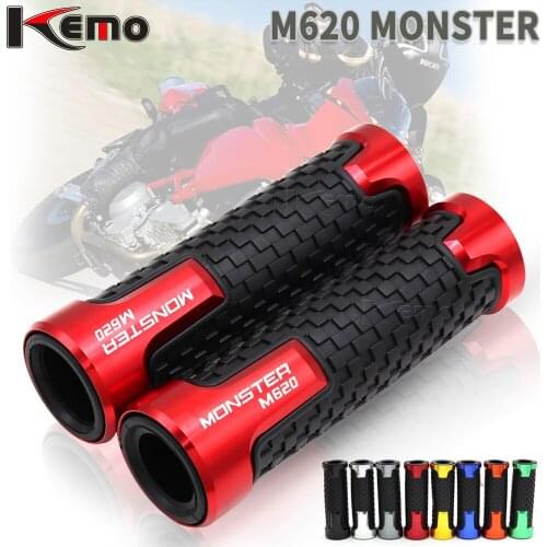 For Ducati MONSTER 620 7/8" 22mm Universal Motorcycle Accessories CNC Aluminum Handlebar Hand Grips Handle Bar End Grip