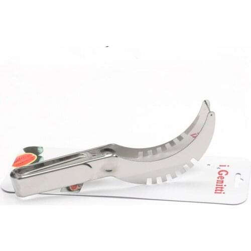 High Quality Stainless Steel Watermelon Slice Artifact Multi-functional Fruit Slicer Hami Melon Slicer Fruit Knife 2pcs/lot
