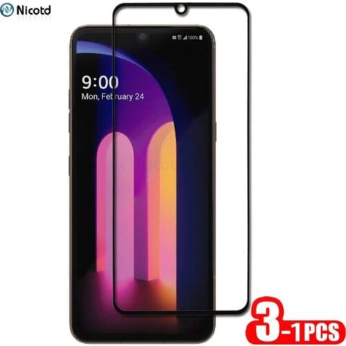 1-3Pcs Screen Protector Full Cover Protective Glass For LG V60 ThinQ 5G Premium Tempered Glass For LG V60 ThinQ 5G LM-V600