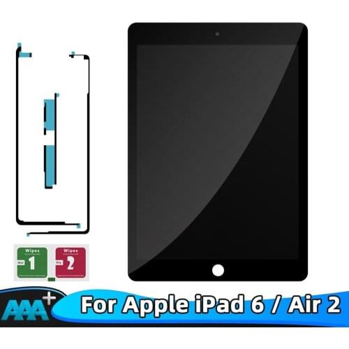 9.7" LCD For Apple iPad 6 Air 2 A1567 A1566 100% AAA+ Grade LCD Display Touch Screen Digitizer Assembly Replacement parts