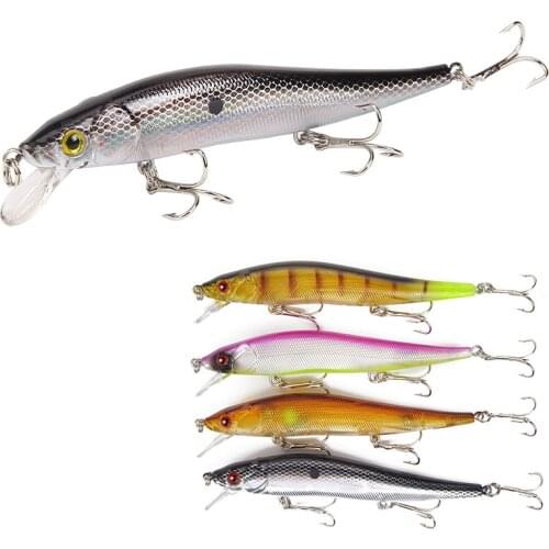 1Pcs Fishing Lures Wobblers Sinking Minnow Bait 120mm 14g Artificial Hard Bait Fishing Crankbait Jig Jerkbait Fishing Tackle