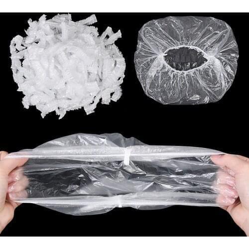 100 Pieces Of Reusable Durable Food Storage Bowl Cover Elastic Vacuum Bag Kitchen Food Preservation Seal For Outdoor Picnic