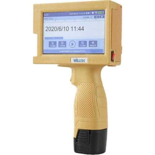 2 12.7mm Logo Inkjet Printer QR Bar Batch Code Date Number Expiry Date Label Mobile Hand Jet Handheld Thermal Inkjet Printer