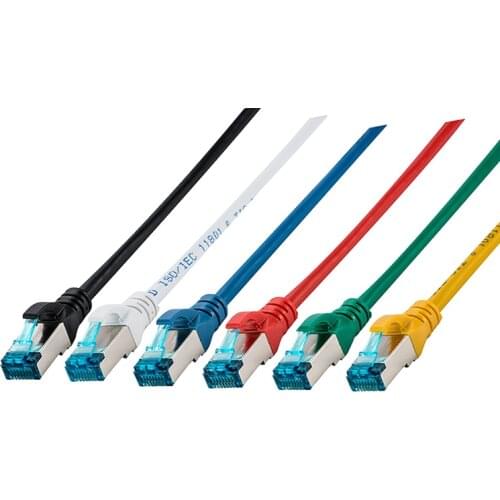 6pcs/pack) Cat.5e FTP Network Patch Cable 0.25m to 10m for options - 6 colors available
