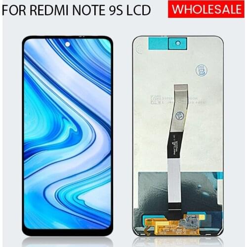 Free Shipping Original For Xiaomi Redmi Note 9 Pro LCD With Touch Screen Note 9 Pro Max Note 9S Display Digitizer Assembly