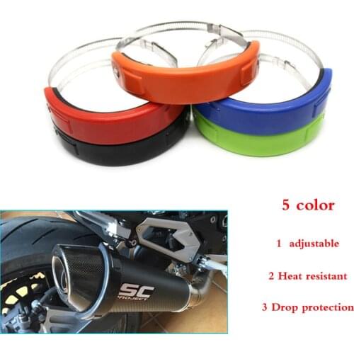 For HONDA Africa Twin CRF1000L CRF 1000L 2015-2017 2016 Motorcycle Accessories Silencer/Round Oval Exhaust Protector Can Cover