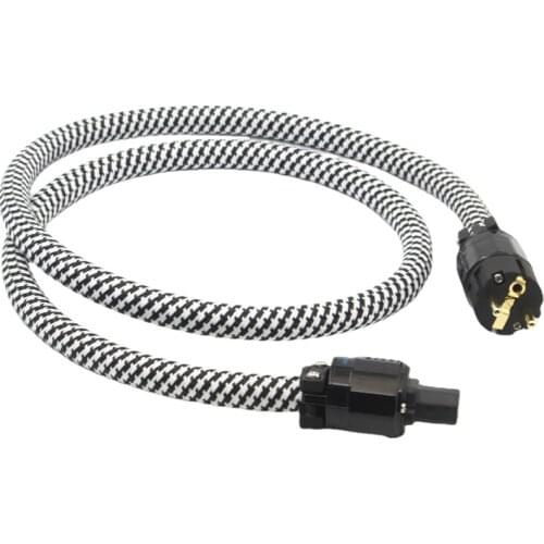 HIFI OFC Audio Power Cable Hi-end CD Amplifier EU / US Plug