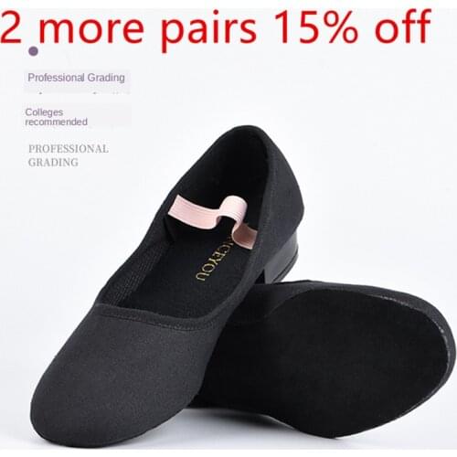 New Coming Canvas Character Dance Shoes Jazz Dancing Footwear Child Adult Women Men Flamingo Stage Modern Ballet Contemporary