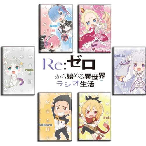 Japan Anime Re: Life a Different World from Zero Rem Ram Emilia Cosplay Fridge Magnet Cartoon Magnetic Patch Home Decor Toy Gift