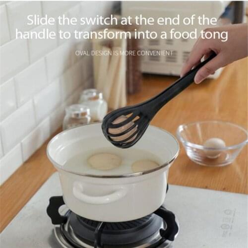 Multifunctional Nylon Egg Beater Lock Design Creative Baked Goods Clip Manual Salad Stirring Stick Cream Baking Kitchen Tool