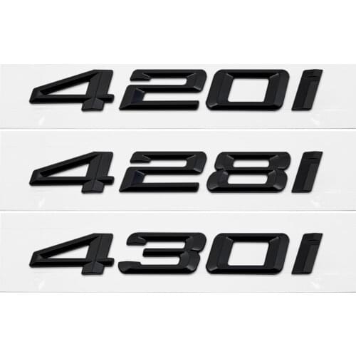 Car Trunk Auto Accessories Decoration Stickers Badge for BMW 420I 428I 430I 435I 440I 523I 528I 525I X1 Z3 G30 F01 E38 M2 Emblem