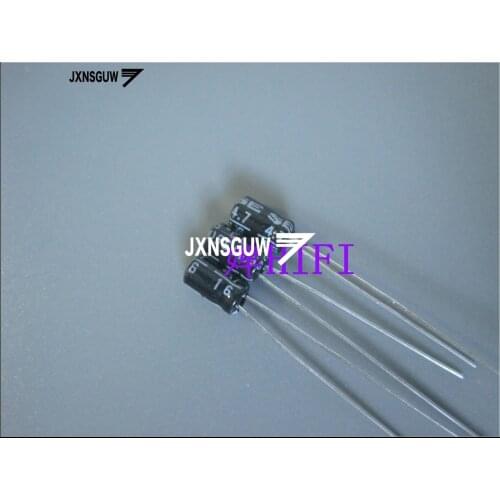 20PCS Original SANYO 16V4.7UF 3X5MM black Aluminum electrolytic capacitors 4.7uF/16v 85 degrees 4.7UF 16V