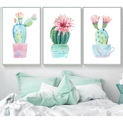 Full Square drill 5D DIY Diamond embroidery plant Cactus icons 3d Diamond Painting Cross Stitch kits Rhinestones Mosaic decor