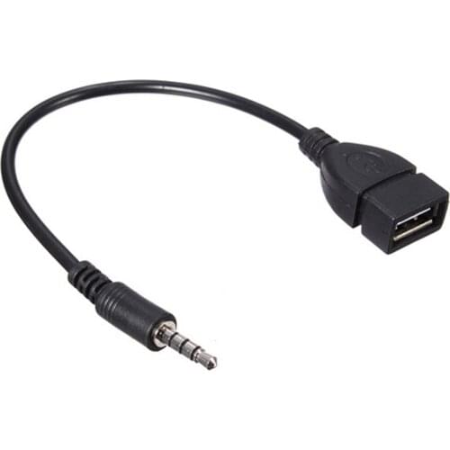Product 3.5mm Male Audio AUX Jack to USB 2.0 Type A Female OTG Converter Adapter Cable usb adapterdrop shopping
