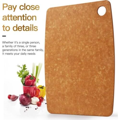 YUSOTAN chopping board wooden kitchen tools made of pine wood fiber hard and eco-friendly healthy vegetable cutting board wooden