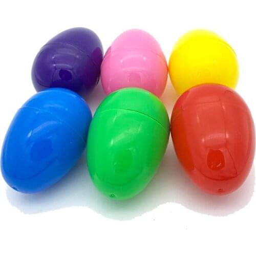 Colorful Easter Eggs 8X5.5cm big egg box holder colors mixed 30pcs/set plastic egg shape boxes