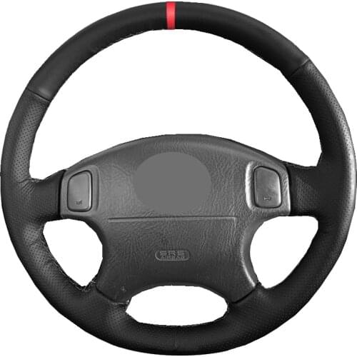Hand Sewing Car Steering Wheel Cover Wrap For Honda CRV CR-V 1997-2001 Accord 6 Odyssey Prelude Civic 1996-2002 Acura CL 98-2003
