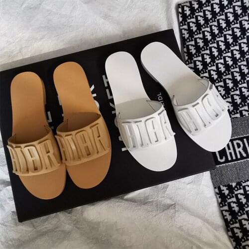 Net red with metal buckle lazy slippers foot pedal one word fashion Korean versatile sandals