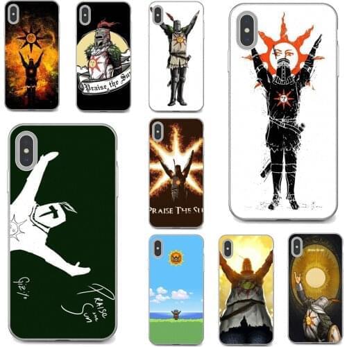 For Xiaomi mi Redmi Note 3 4 4X 5 6 7 8 8t 9 9s 9t 10 pro lite Praise-the-Sun-Dark-Souls Silicone Case