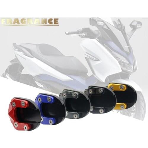 Motorcycle CNC Foot Side Stand Extension Pad Support Plate For HONDA Forza125 FORZA250 forza300 MF13 2017 2018 2019
