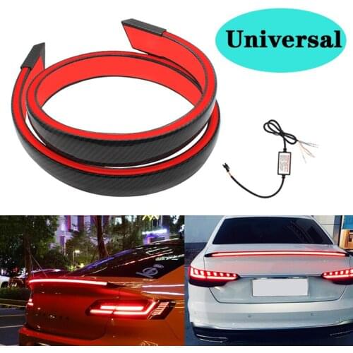 1.2M Universal Led Rear Spoiler For Car Rear Wing Lip Trunk Spoiler Rear Tail Wing Spoiler Decoration Car Accessories