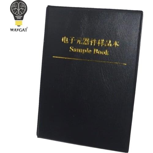 WAVGAT 170values X 50pcs=8500pcs 0805 1% 0R-10M ohm SMD Resistor Kit RC0805 FR-07 series Sample Book Sample Kit