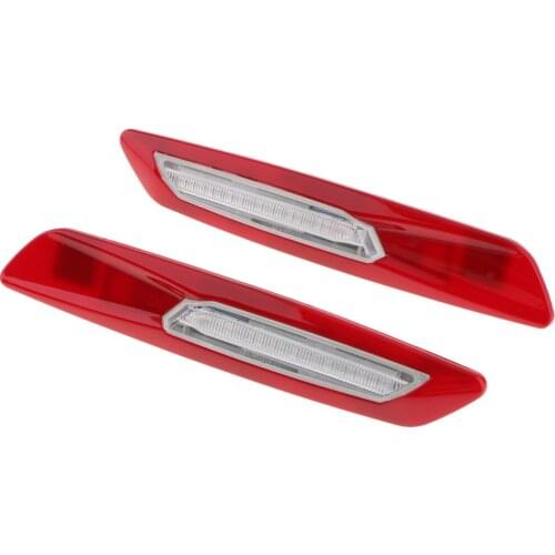 1 Pair Rear Side Marker Lamps Red LED Lights For BMW 1 3 5 Series