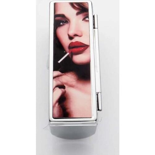 10pcs Sublimation DIY White Blank Stainless Steel Lipstick Box