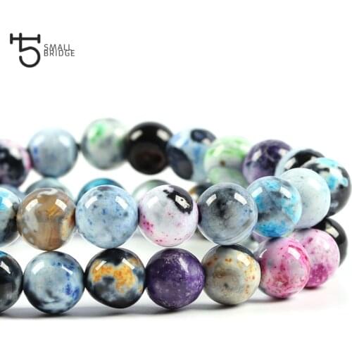 6 8 10mm Natural Quartz Stones beads for jewelry making Diy Bracelet Necklace colorful Semi precious stone Beads wholesale S705