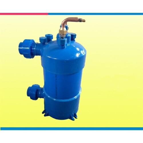 7hp (28kw) pure titanium evaporator, swimming pool titanium bubble, titanium tube heat exchanger