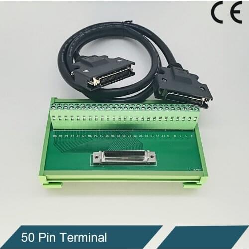 Advantech Adapter SCSI 50 Pins Terminal board connections Block card with cable 50cm 100cm