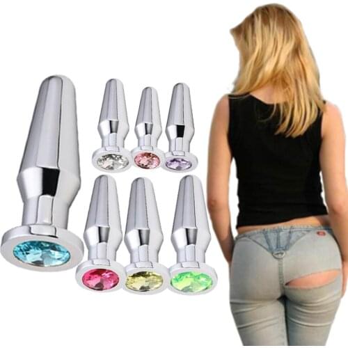 Anal Plug Metal Prostate Massage Butt Plug Anus Beads Masturbation Sex Toys For Women Men Gay Stainless Steel Products