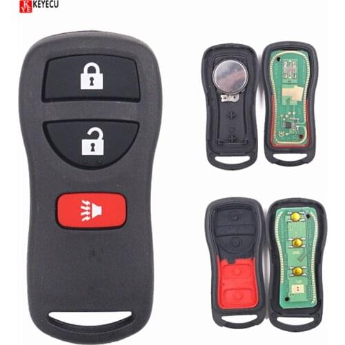Keyecu Remote Key Fob 315Mhz 3button for Nissan Armada Frontier Murano Pathfinder Quest Titan Xterra 2005 2006 2007 KBRASTU15