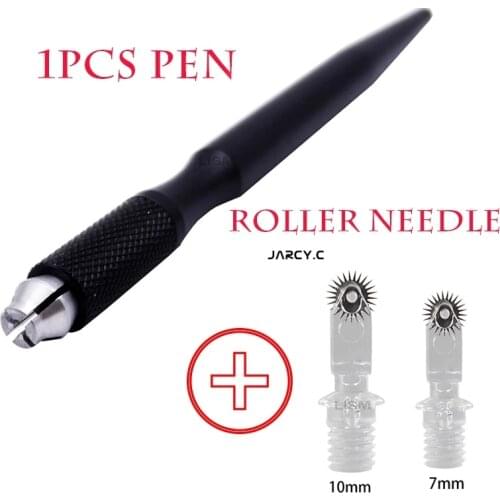 Disposable Rroller Microblading Needle Tattoo Eyebrows Fog Embroidery Blade Fit For Permanent Makeup Micro Manual Pen Easy Color