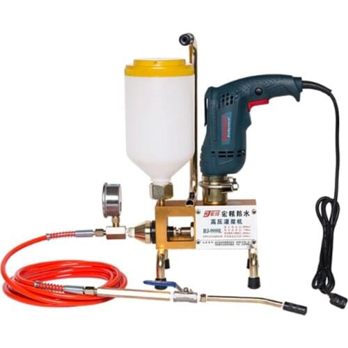 Epoxy injection pump Epoxy / Polyurethane foam Grouting Machine Steel HosePolyurethane crack 999 high quality 810/910/1300W