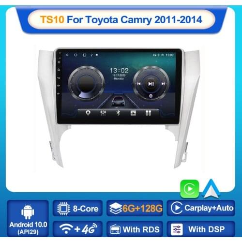 MEKEDE TS10 For Toyota Camry 7 XV 50 55 2011-2014 GPS Navigation Car Multimedia Player DSP Carplay 2 Din Android 10 Radio No DVD